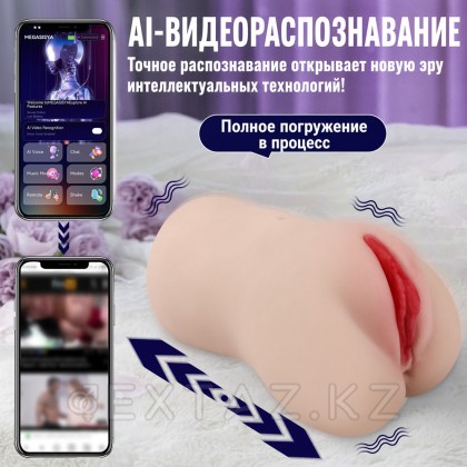 Eliza қосымшасына қосылған Мастурбатор-вагина (діріл+үйкеліс) от sex shop Extaz фото 11