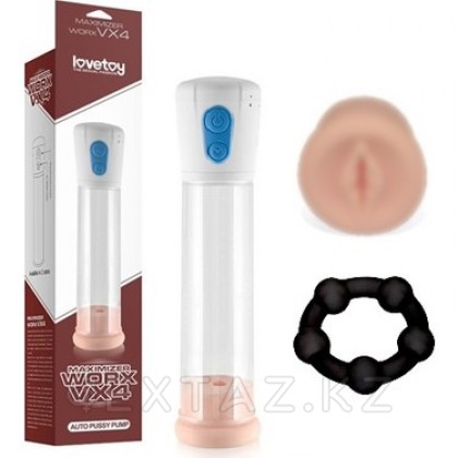Вакуумная помпа для пениса Lovetoy Maximizer Worx VX4 Auto, автоматическая, черная от sex shop Extaz фото 3