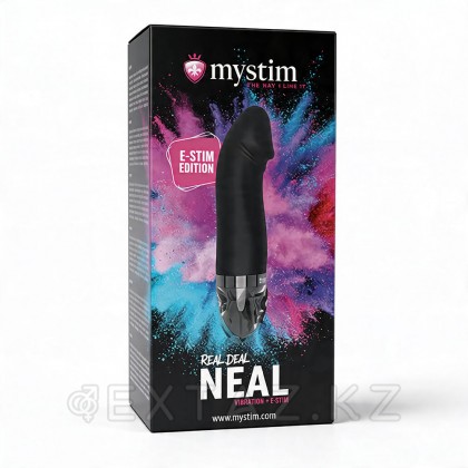 Mystim real Deal Neal электрлік ынталандыру вибраторы, қара от sex shop Extaz фото 2