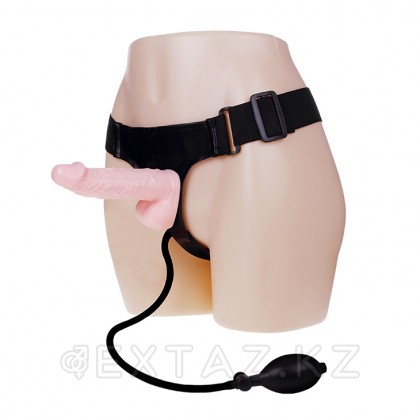 Страпон с надувным фаллоимитатором от sex shop Extaz фото 2