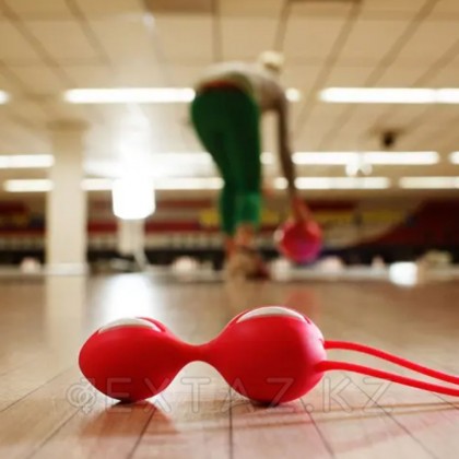 Қынаптық шарлар Fun factory SMARTBALLS DUO, қара-сұр от sex shop Extaz фото 4