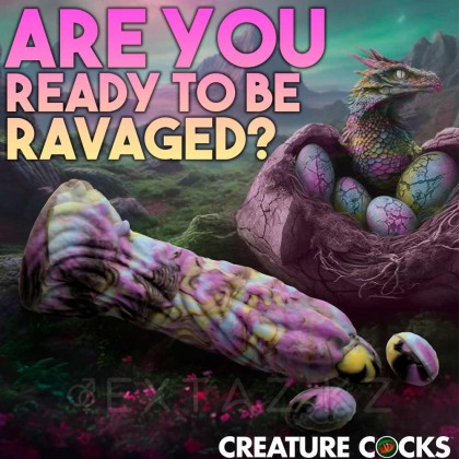 Dildo Dragon Spawn Ovipositor Dildo w / Eggs от sex shop Extaz фото 3