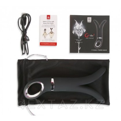 Анатомический вибромассажер Fun Toys Gvibe 2 - чёрный от sex shop Extaz фото 3