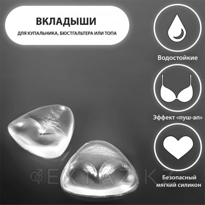 Көкірекше төсеніштері, бу, 10 × 10 см, түсі мөлдір от sex shop Extaz фото 2