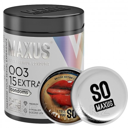 Презервативтер өте жұқа Maxus Extra Thin 003, 15 дана. от sex shop Extaz фото 3