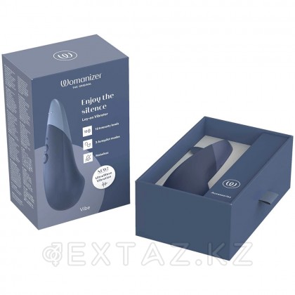 Клиторлық вибратор Womanizer Vibe қою көк от sex shop Extaz фото 3