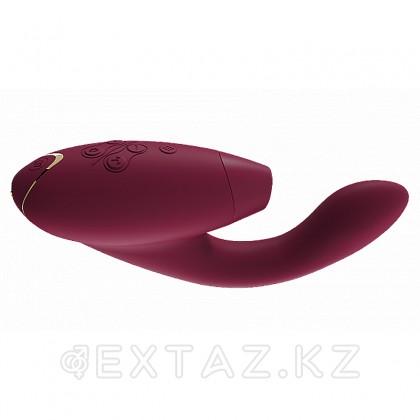 Бесконтактный клиторальный стимулятор Womanizer Duo бордовый от sex shop Extaz фото 5