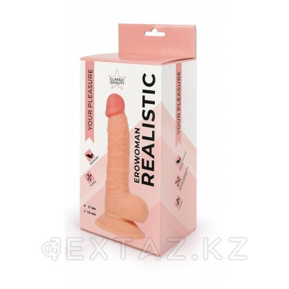 Реалистичный фаллоимитатор (13,5*3,7) телесный от sex shop Extaz фото 3