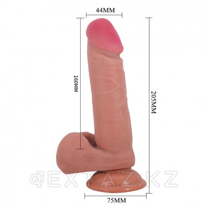 Sliding skin шынайы dildo ұсынылды, 20,5 см от sex shop Extaz фото 4