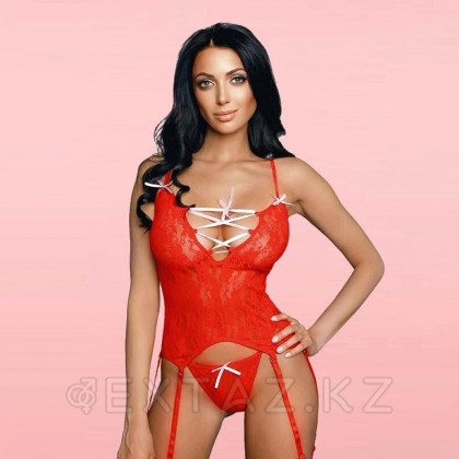 Madrid L/XL Қызыл эротикалық іш киім жиынтығы от sex shop Extaz