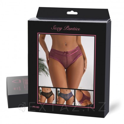 Танга ханымдарының Бургундия трусикасы (XS-S) от sex shop Extaz фото 2
