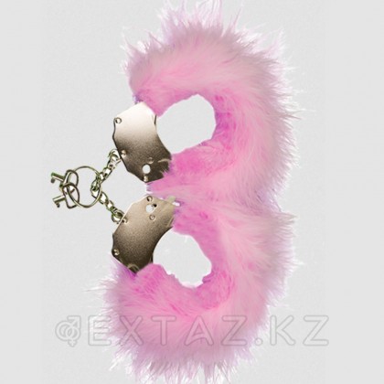 Adrien Lastic m кісендері қызғылт қауырсындары бар металл от sex shop Extaz фото 6