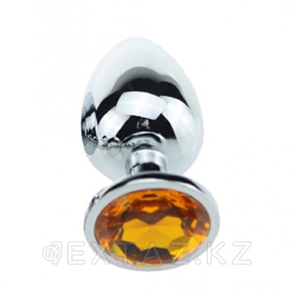 Плаг металлический с кристаллом S от sex shop Extaz
