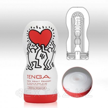 Мастурбатор TIGINAL Vacuum Cup TENGA & Keith Haring от sex shop Extaz фото 2