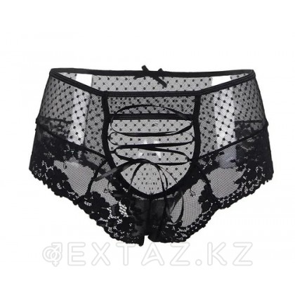 Трусики на высокой посадке Lace Strappy (размер М-L) от sex shop Extaz фото 2