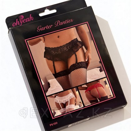 Red Sexy Bow шілтерлі шұлық белдігі (XL-2XL) от sex shop Extaz фото 2