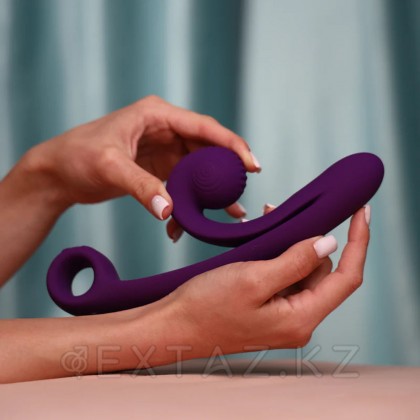 SVibe Snail CURVE Қос ынталандыру вибраторы күлгін от sex shop Extaz фото 10