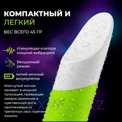 Satisfyer Ultra Power Bullet 7 шағын вибраторы, жасыл от sex shop Extaz фото 3
