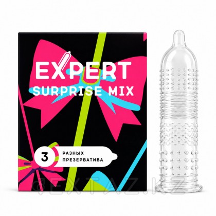 EXPERT SURPRISE MIX презервативтері № 3 (микс), 3 дана. от sex shop Extaz