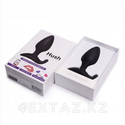 Бірінші буындағы lovense Hush ақылды қосымшасы бар анальды тығын (орташа 44,5*120 мм) от sex shop Extaz фото 5