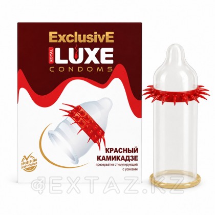 Презерватив Luxe 1 дана қызыл камикадзе с ши от sex shop Extaz