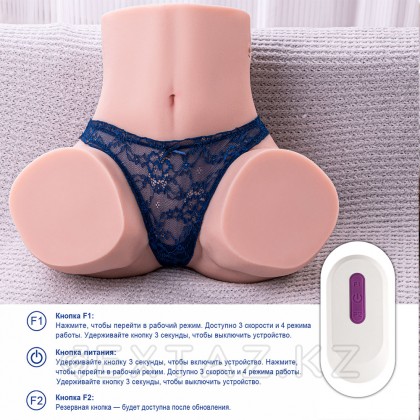 Gina үйкеліс функциясы бар шынайы Қос мастурбатор от sex shop Extaz фото 4