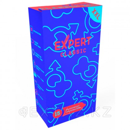 EXPERT Classic XXL презервативтері, классикалық, үлкейтілген, 15 дана от sex shop Extaz фото 2