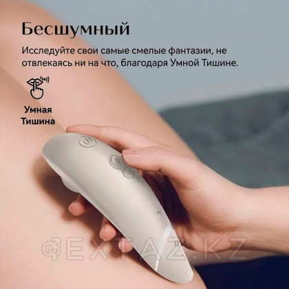 Womanizer Premium 2 байланыссыз клиторальды стимулятор сұр от sex shop Extaz фото 7