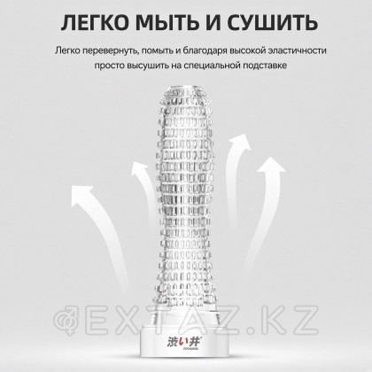 Қайта пайдалануға болатын пенис кеңейтетін саптама-DryWell Sword Fighter от sex shop Extaz фото 3