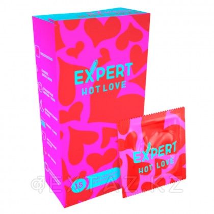EXPERT Hot love презервативтері, жылыту әсері бар, 15 дана от sex shop Extaz фото 3