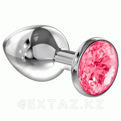 Қызғылт кристалды үлкен күміс тығын от sex shop Extaz фото 2