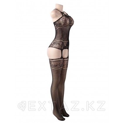 Боди-сетка черная с чулками (размер М) от sex shop Extaz фото 6