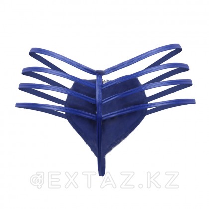 Ohyeah Zipper Blue былғары ерлер жіптері, найзағай, s от sex shop Extaz фото 5