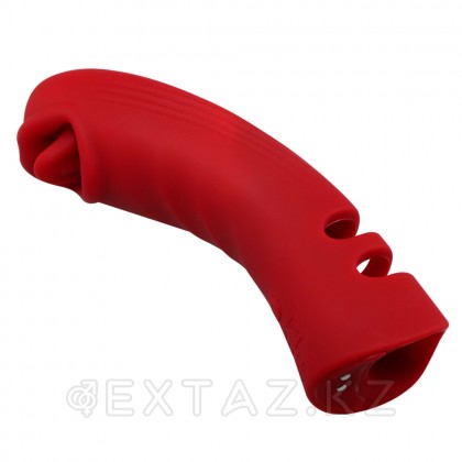 Қосымша ынталандырумен саусаққа арналған силикон вибраторы от sex shop Extaz фото 12