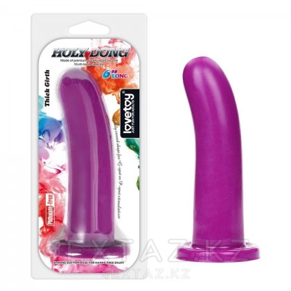 Қасиетті ұзын Махаббат дилдосы (күлгін, 17 см.) от sex shop Extaz фото 2