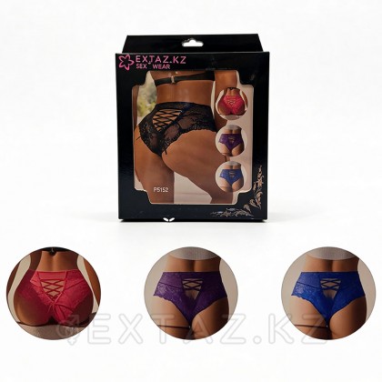 Lace Strappy биік шалбар көк (XL-2XL өлшемі) от sex shop Extaz фото 2