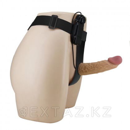 Страпон Draven с вибрацией (17,5*3,7 см) от sex shop Extaz фото 7