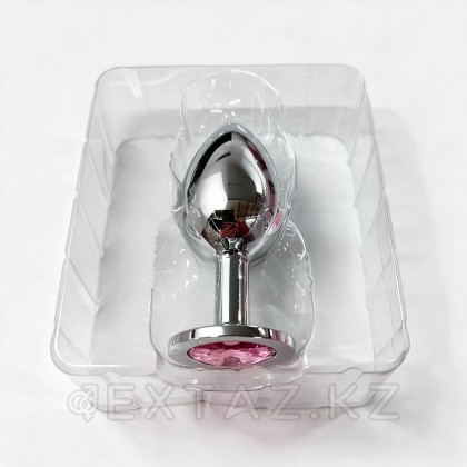 Қызғылт кристалды үлкен күміс тығын от sex shop Extaz фото 5