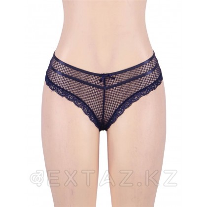 Танга ханымдарының трусикасы көк (XL-2XL өлшемі) от sex shop Extaz фото 3