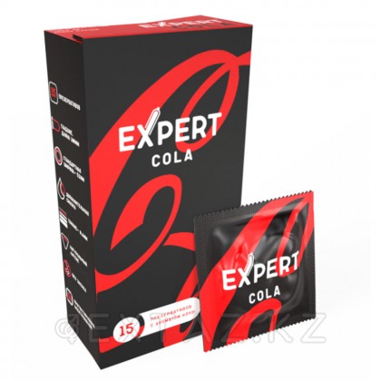 EXPERT Cola презервативтері, Кола хош иісі, 15 дана от sex shop Extaz фото 3