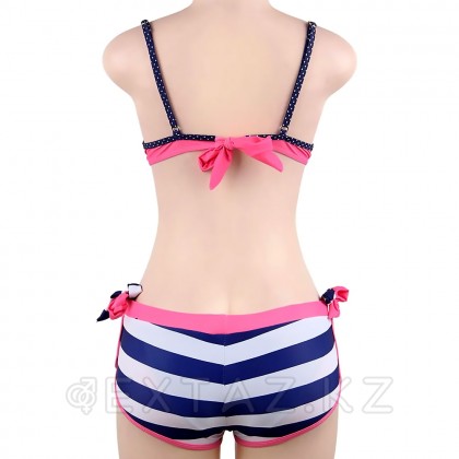 Үш қызғылт жолақты Купальник (XL) от sex shop Extaz фото 4