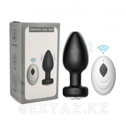 Қашықтан басқару пульті бар анальды діріл тығын от sex shop Extaz фото 5
