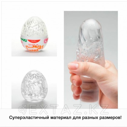 TENGA & Keith Haring Egg мастурбатор жұмыртқа көшесі от sex shop Extaz фото 2