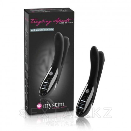 Tingling aparte estim қара электростимуляцияланған MYSTIM вибраторы от sex shop Extaz фото 2