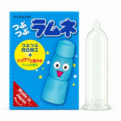 Sagami Studded Lemonade презервативтері 5 дана. (лимонад хош иісі бар) от sex shop Extaz