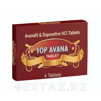 Top Avana эрекциясын жақсартуға және ұзартуға арналған Препарат (4 қойынды.) от sex shop Extaz