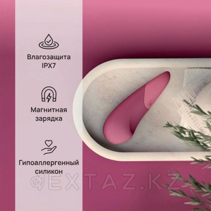 Клиторлық вибратор Womanizer vibe қою қызғылт от sex shop Extaz фото 17