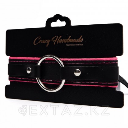 Crazy handmade жұмсақ қызғылт астары бар жаға от sex shop Extaz фото 2
