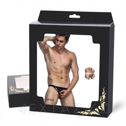 T-back қара ерлер (XS-m өлшемі) от sex shop Extaz фото 4