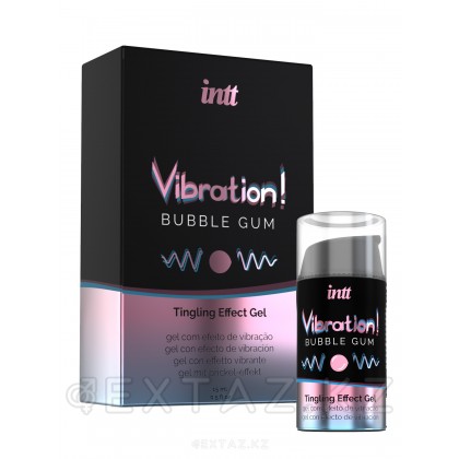 Bubble Gum діріл әсері бар сұйық интимдік гель, 15 мл от sex shop Extaz фото 2